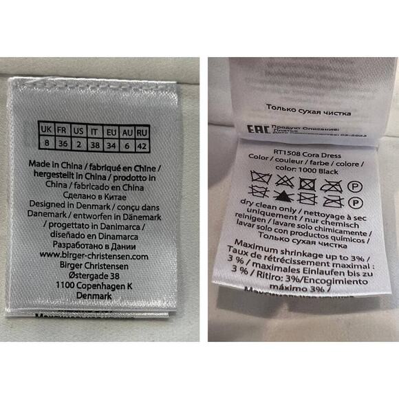 ROTATE BIRGER CHRISTENSEN Black Mini Cora Dress (US/2) - Picture 13 of 16